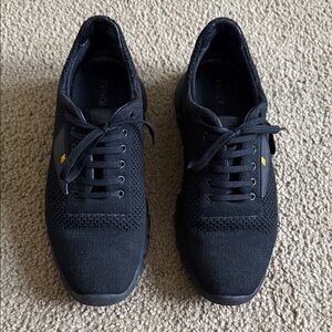 Fendi Black and Yellow Men's Sneakers